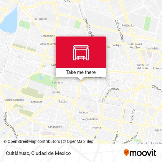 Mapa de Cuitláhuac