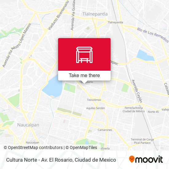 Cultura Norte - Av. El Rosario map