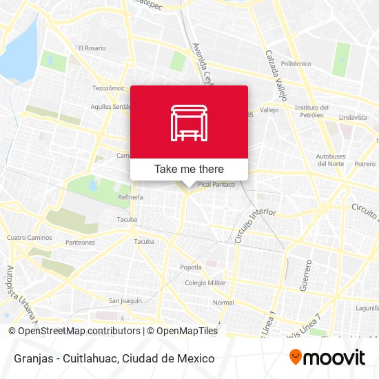 Granjas - Cuitlahuac map