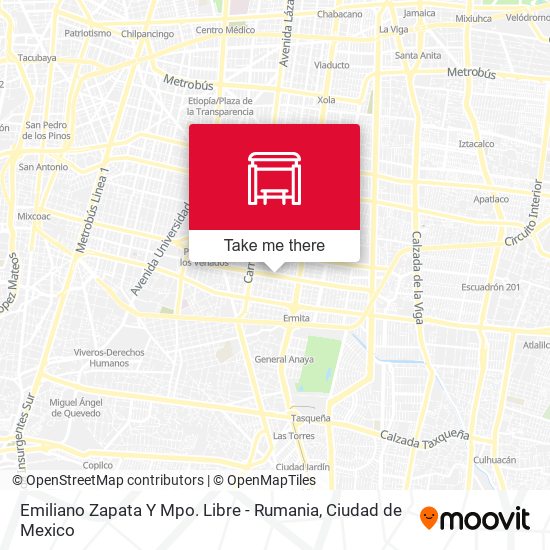 Emiliano Zapata Y Mpo. Libre - Rumania map