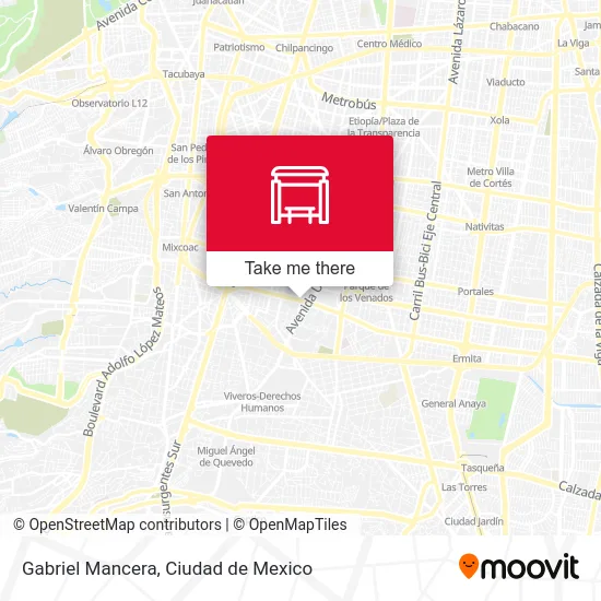 Gabriel Mancera map