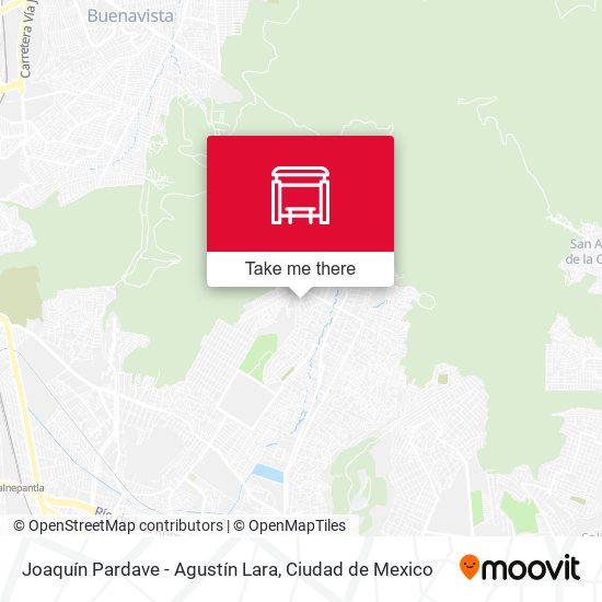 Joaquín Pardave - Agustín Lara map