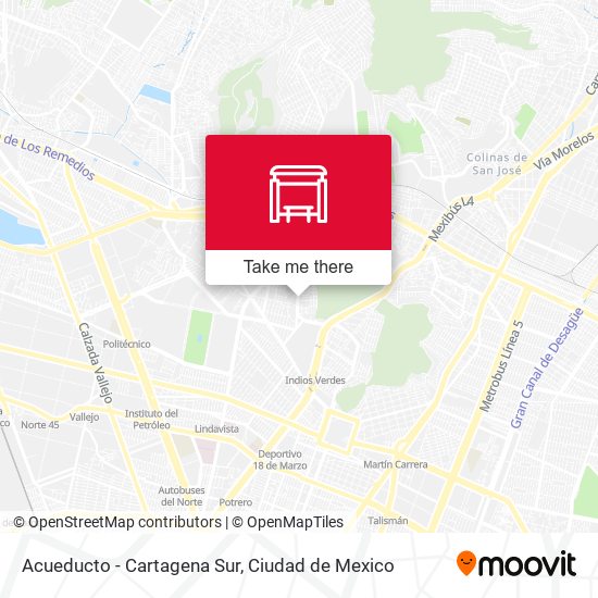 Acueducto - Cartagena Sur map