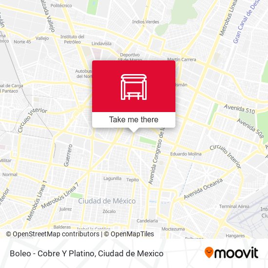 Boleo - Cobre Y Platino map