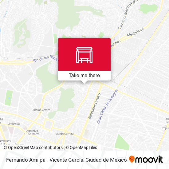 Fernando Amilpa - Vicente García map