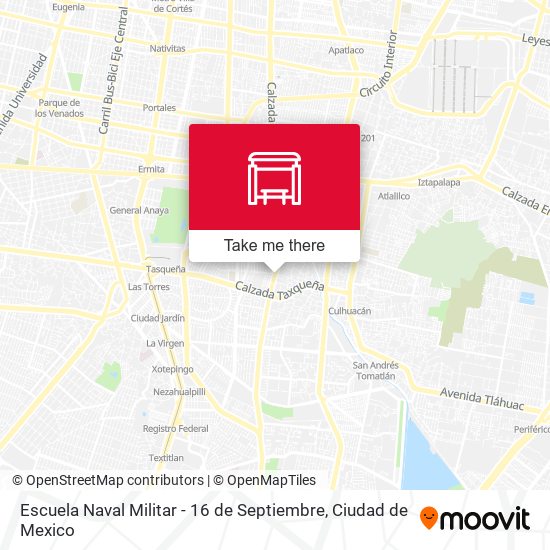 Escuela Naval Militar - 16 de Septiembre map
