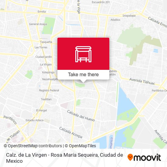 Calz. de La Virgen - Rosa María Sequeira map