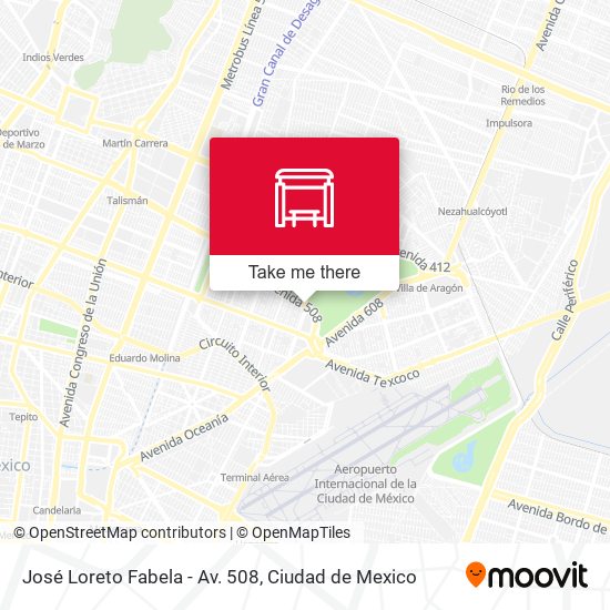 Mapa de José Loreto Fabela - Av. 508