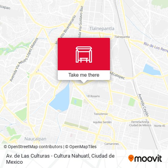 Mapa de Av. de Las Culturas - Cultura Nahuatl