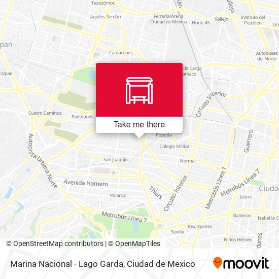 Marina Nacional - Lago Garda map