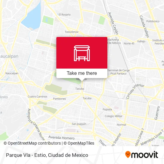 Parque Vía - Estio map
