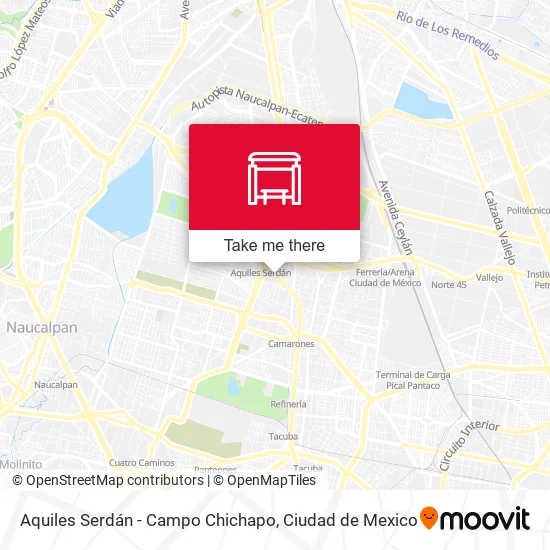 Aquiles Serdán - Campo Chichapo map