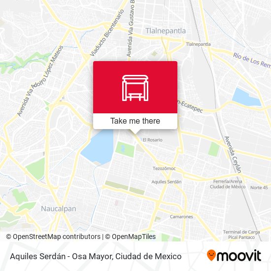 Aquiles Serdán - Osa Mayor map