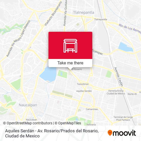 Aquiles Serdán - Av. Rosario / Prados del Rosario map