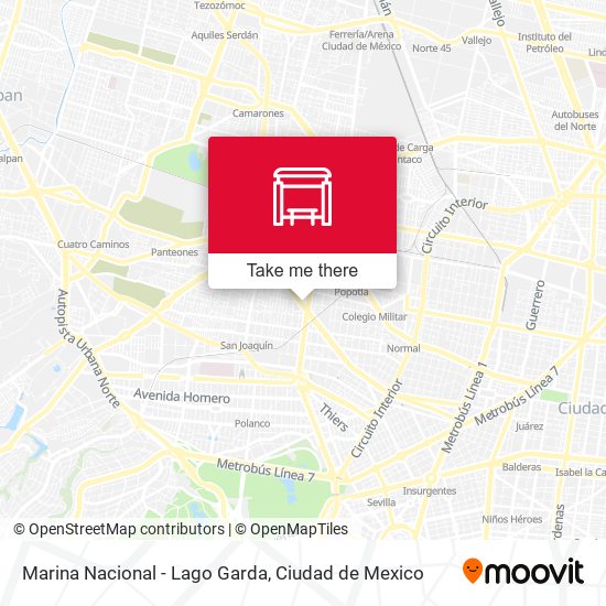 Marina Nacional - Lago Garda map