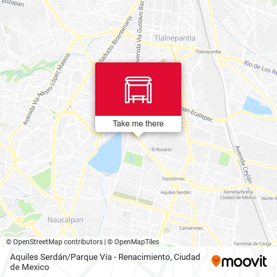 Aquiles Serdán / Parque Vía - Renacimiento map