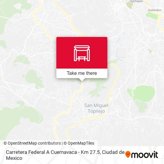 Carretera Federal A Cuernavaca - Km 27.5 map