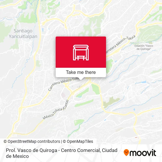 Prol. Vasco de Quiroga - Centro Comercial map
