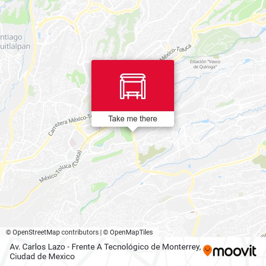 Av.  Carlos Lazo - Frente A Tecnológico de Monterrey map