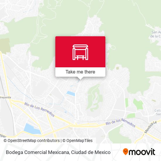 Mapa de Bodega Comercial Mexicana