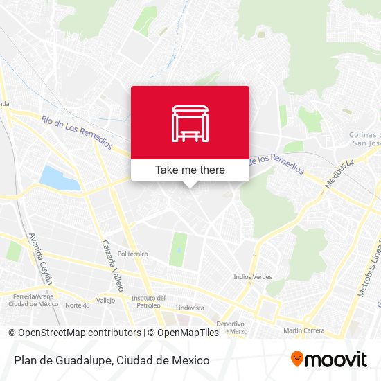 Mapa de Plan de Guadalupe
