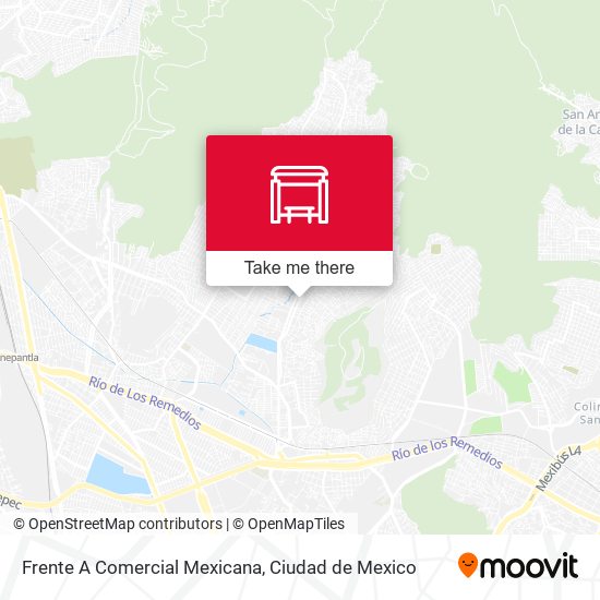 Frente A Comercial Mexicana map