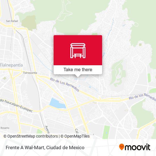 Mapa de Frente A Wal-Mart