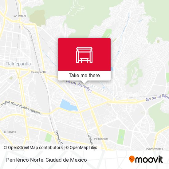 Periférico Norte map
