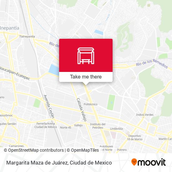 Margarita Maza de Juárez map