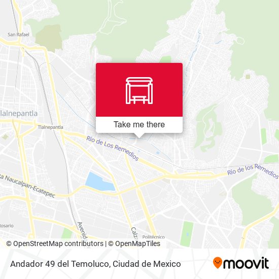 Mapa de Andador 49 del Temoluco