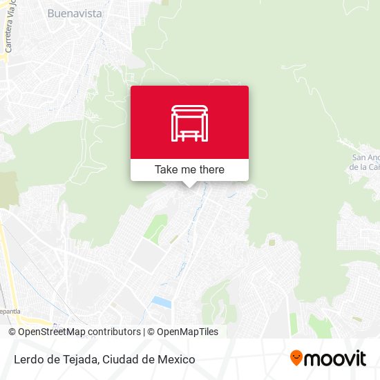 Lerdo de Tejada map