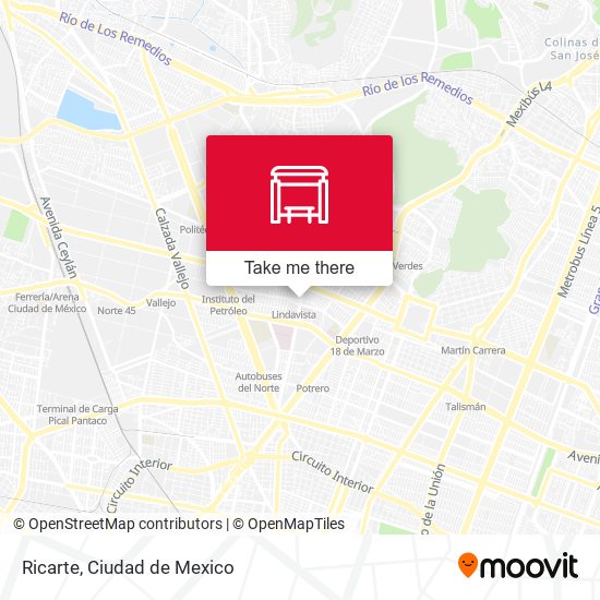 Mapa de Ricarte