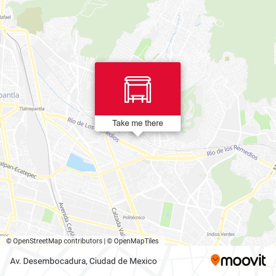 Av. Desembocadura map
