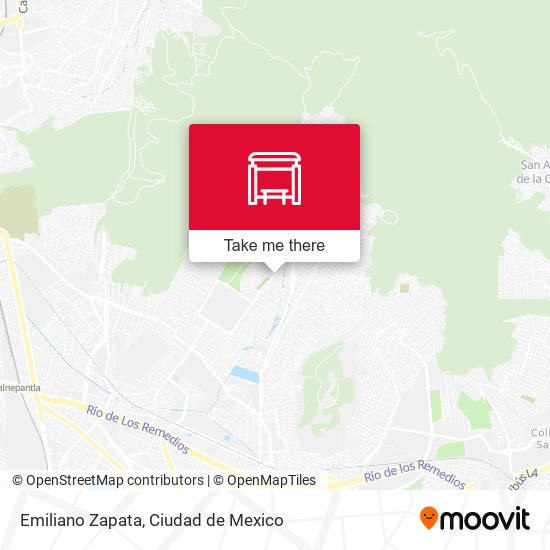 Emiliano Zapata map