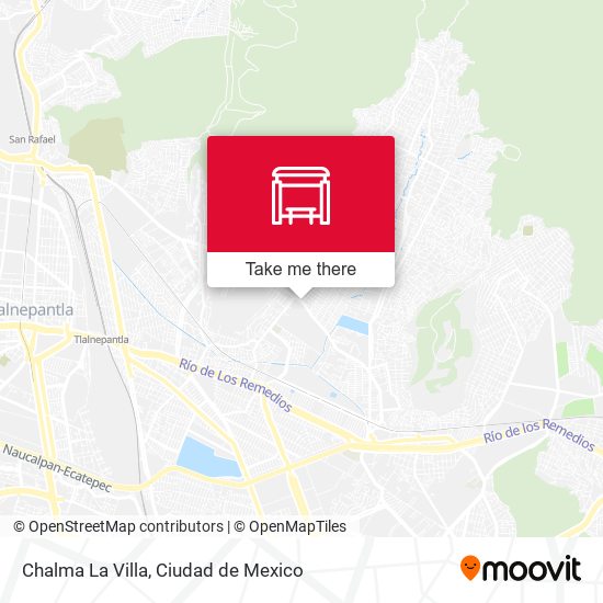 Mapa de Chalma La Villa
