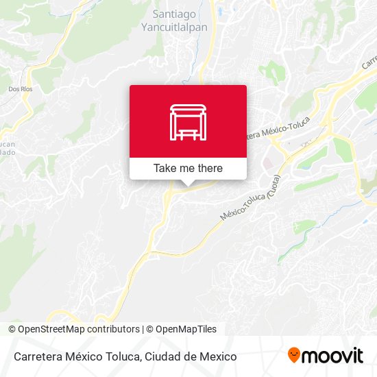 Mapa de Carretera México Toluca