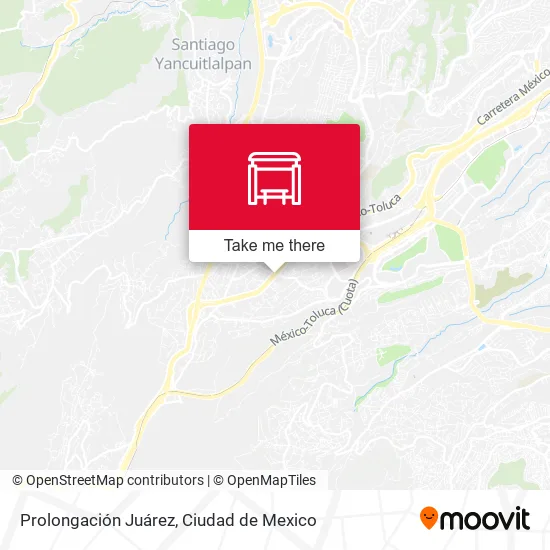 Prolongación Juárez map