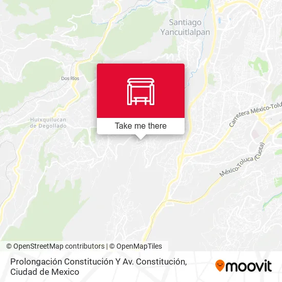 Mapa de Prolongación Constitución Y Av. Constitución