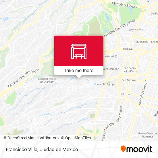 Mapa de Francisco Villa