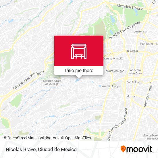 Mapa de Nicolas Bravo