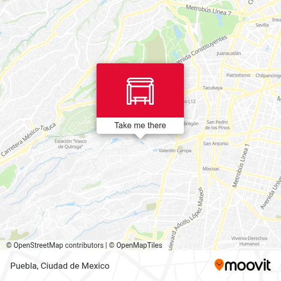 Puebla map