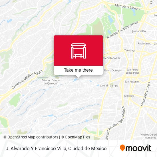Mapa de J. Alvarado Y Francisco Villa