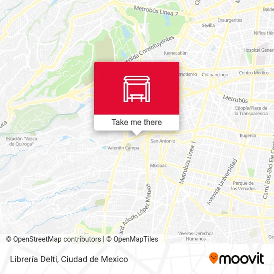 Librería Delti map