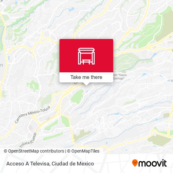 Acceso A Televisa map