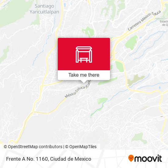 Frente A No. 1160 map