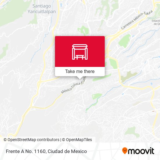 Frente A No. 1160 map