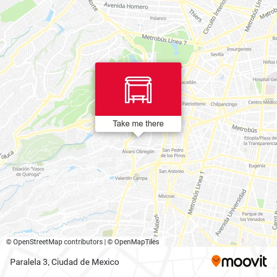 Paralela 3 map