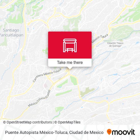 Puente Autopista México-Toluca map