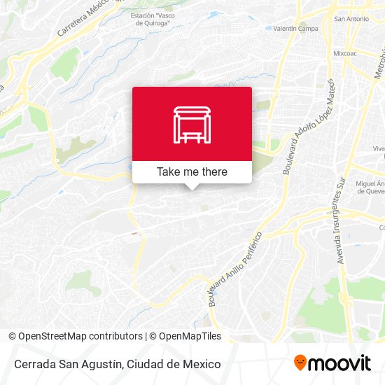 Mapa de Cerrada San Agustín