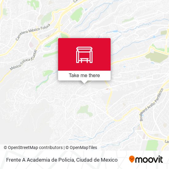 Mapa de Frente A Academia de Policia
